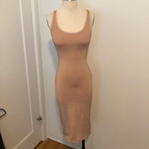 Smoothing midi slip dress